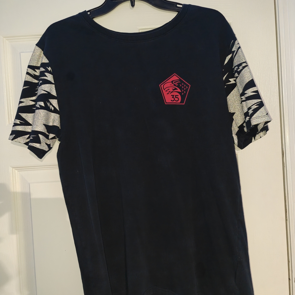 Black KD Nike 35th Squadron T-Shirt with Graphic Sleeves